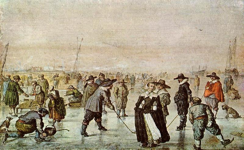 Hendrick Avercamp A Scene on the Ice